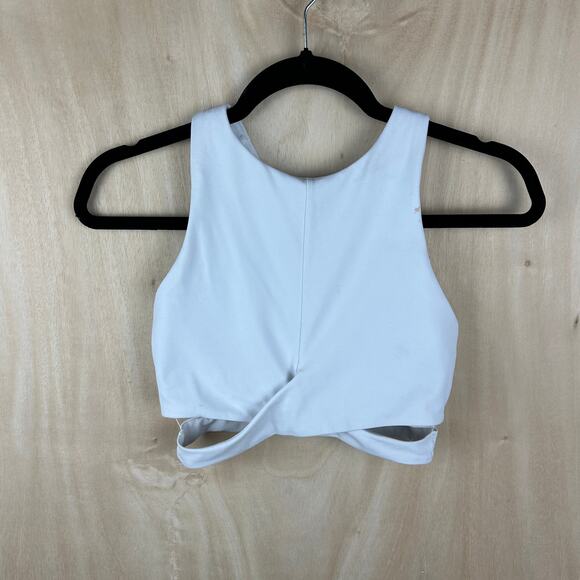 Athleta Conscious Cut White Sports Top – Size XS - Picture 2 of 6